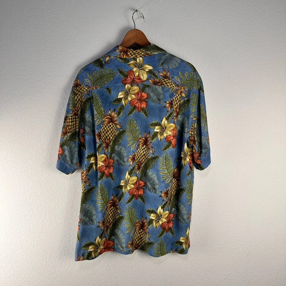 Tommy Bahama Hawaiian Silk‎ Camp Shirt Sz L
